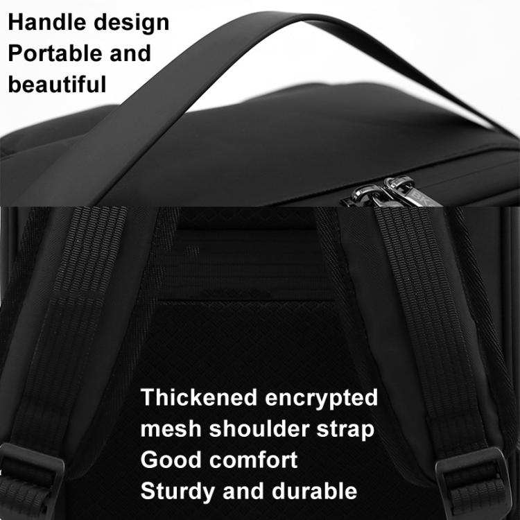 For DJI Air 3S BKANO A3-007 Organizer Backpack Hard-shell Shoulder Bag, A3-007