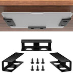 Under Desk Laptop Tablet Storage Mount Kit Office Storage Organize, 3cm