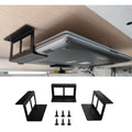 Under Desk Laptop Tablet Mini PC Storage Stand Metal Invisible Tray Rack, 4.8cm, 6.8cm