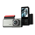 G71 HD 1080P Three-Lens 2.0-Inch Infrared Night Vision Driving Recorder, No WIFI, WIFI Connection