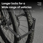 WEST BIKING Bicycle Folding Lock Anti-theft Equipment For Cycling