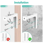 Universal Projector Screen Ceiling Mount Wall Hanger L-shaped Adjustable Bracket