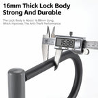 WEST BIKING Bicycle Motorcycle Anti-theft Double-opening U-shaped Mortise Lock