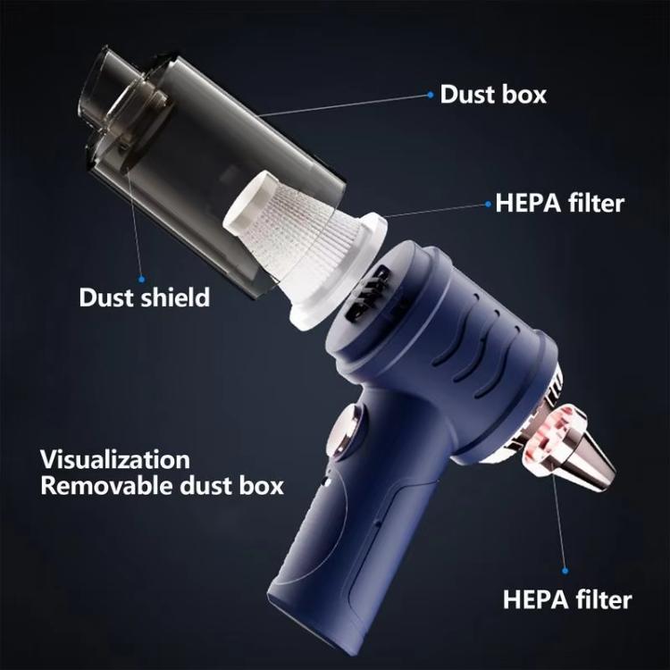 Mini Powerful Car Wireless Vacuum Cleaner Household Handheld Desktop Cleaner