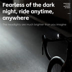 WEST BIKING Bicycle Waterproof TYPE-C Rechargeable High-Brightness Headlight, Regular, Digital Battery Display