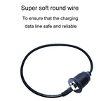 RJ45 CAT5e Ultra Category 5 Cable Round Single Port Male To Female Car Waterproof Cable, 1m RJ45