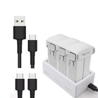 For DJI Mini 4 Pro / Mini 3 Pro / Mini 3 Battery 3-way Charger Charging Butler, Mini 3-way