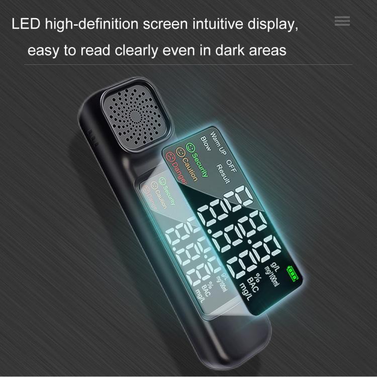 High-Precision Air-Blowing Alcohol Concentration Detector