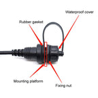 0.3m Male To Female Extension Cable Car Waterproof Wire, Type-C 2.0, Type-C 3.0, Type-C 3.1