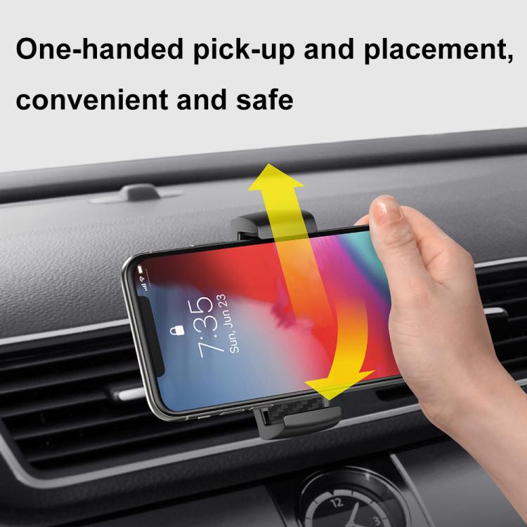 Car Air Conditioning Outlet Anti-shake Rotating Navigation Mobile Phone Holder, ZS-008
