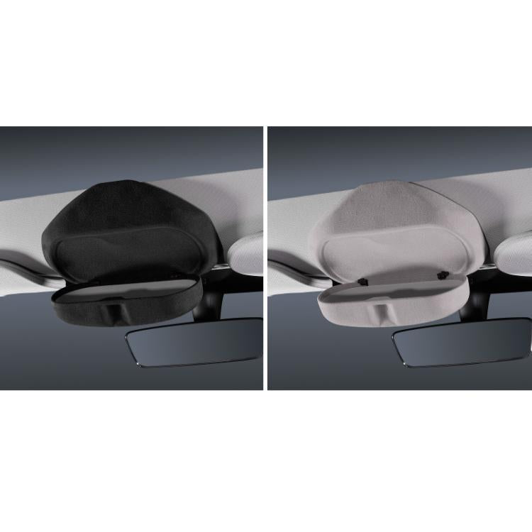 For Tesla Suede Leather Glasses Storage Box, 2024 Model 3 Beige, 2024 Model 3 Black, Model Y Beige, Model Y Black, Model 3 Beige, Model 3 Black