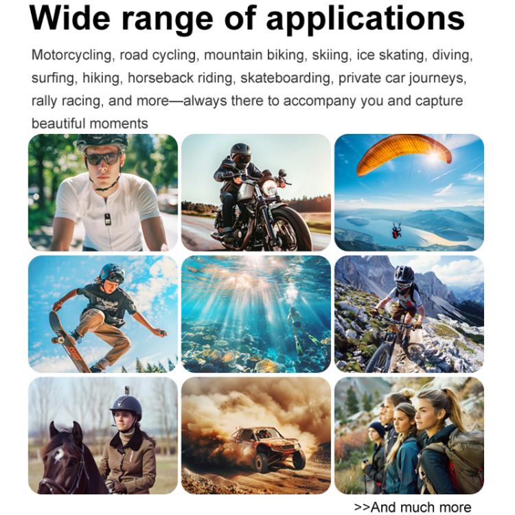 4K HD Anti-Shake Waterproof Motorcycle Riding Recorder Chest Head Mounted Diving Thumb Camera, SOOCOO SAW1 No Memory Card, SOOCOO SAW1 With 32G Memory Card, SOOCOO SAW1 With 64G Memory Card, SOOCOO SAW1 With 128G Memory Card                            ...