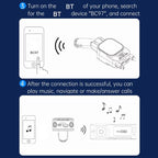 Dual Retractable Cable Car Charger Automobile Bluetooth MP3 Player, BC97