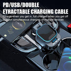 Dual Retractable Cable Car Charger Automobile Bluetooth MP3 Player, BC97