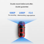 International Version AI Operation 4G Night Vision Remote Monitoring Driving Recorder, Front + Rear, Front + Inside