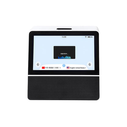 X7 7-inch HD Touch Dual-screen 2.4 / 5.0G Business Intelligent Voice Translator, Black White, with US Plug
