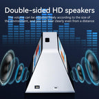 X7 7-inch HD Touch Dual-screen 2.4 / 5.0G Business Intelligent Voice Translator, Black White, with US Plug