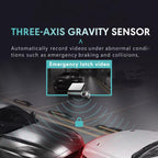 Anytek T3 PRO 2 inch 2K HD Night Vision Car Recorder Hidden Car Camera Front & Rear Dual Recording, T3 PRO