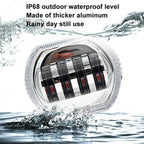 Motorcycle Electric Vehicle General Modification LED Headlight 4 Beads Double Lens Lamps, White Aperture+Red Devil Eye, Red Aperture+Red Devil Eye, Blue Aperture+Red Devil Eye, Ice Blue Aperture+Red Devil Eye, Green Aperture+Red Devil Eye              ...