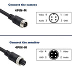 Car Camera Adapter Connector Wire 50cm, 4 Pin Aviation Female To RCA Female DC Male, 4 Pin Aviation Female To RCA Female DC Female, 4 Pin Aviation Female To RCA Male DC Male, 4 Pin Aviation Male To RCA Female DC Male                                    ...