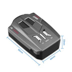 Car Mobile Radar Speed Detector Car Electronic Dog, Support English / Russian, V9