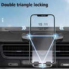 Gravity Car Mobile Phone Holder Air Outlet Fixed Clip Navigation Bracket