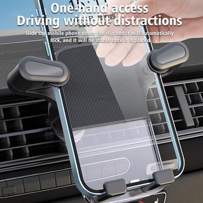Gravity Car Mobile Phone Holder Air Outlet Fixed Clip Navigation Bracket
