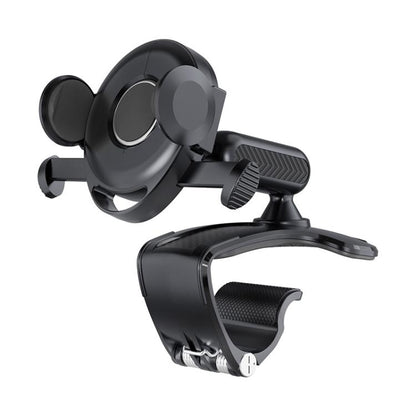 Car Dashboard Sun Visor Phone Mount Holder Center Console Navigation Bracket