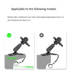 Car Dashboard Sun Visor Phone Mount Holder Center Console Navigation Bracket