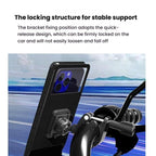 Bicycle Holder Waterproof Pouch Bag Bike Motorcycle Handlebar Mirror Phone Stand Mount, L, XL