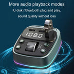 Car Voltage Display Fast Charger Subwoofer MP3 Bluetooth Player, GZ08