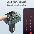 Car Voltage Display Fast Charger Subwoofer MP3 Bluetooth Player, GZ08