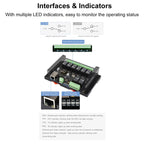 Waveshare 24964 Industrial 8-ch Ethernet Relay Module, PoE Port Communication, 24964