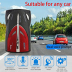 Car Radar Speed Detector Car Laser Enhanced Electronic Dog, Support English / Russian, XRS9780