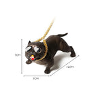 Car Bully Dog Car Center Console Accessories Social Dog Decoration Supplies Car Interior Ornaments