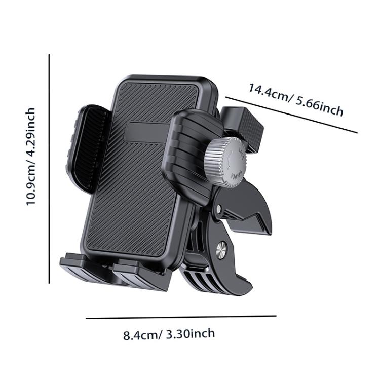 Bicycle Motorcycle Shock Absorption Mobile Phone Holder Gravity Navigation Mount