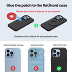 Bicycle Motorcycle Snap-On Mobile Phone Holder With Magnetic Ring