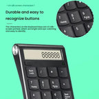 2.4G Dual-Mode Display Digital Keypad Cashier Office Computer Rechargeable Wireless Keyboard