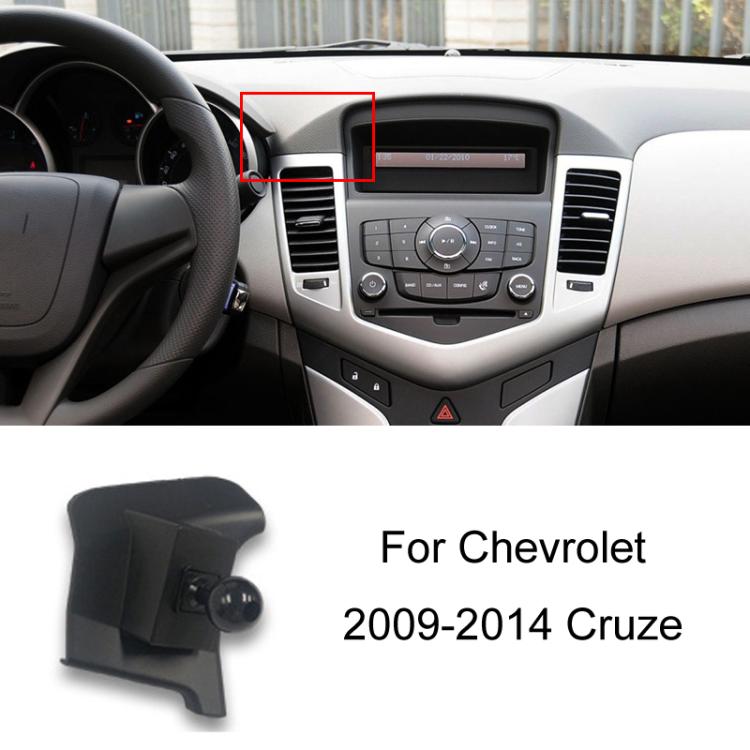 For Chevrolet Left Driving Car Special Mobile Phone Navigation Bracket Base, 06-10 LOVA, 09-14 Cruze, 10-13 Sail, 12-14 Malibu, 12-17 Captiva, 14-16 Trax, 15-18 Sail 3, 16-18 Malibu, 16-19 Cavalier/19-22 MONZA Redline, 16-21 Malibu XL, 17-22 Equinox   ...