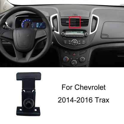 For Chevrolet Left Driving Car Special Mobile Phone Navigation Bracket Base, 06-10 LOVA, 09-14 Cruze, 10-13 Sail, 12-14 Malibu, 12-17 Captiva, 14-16 Trax, 15-18 Sail 3, 16-18 Malibu, 16-19 Cavalier/19-22 MONZA Redline, 16-21 Malibu XL, 17-22 Equinox   ...
