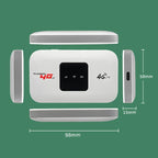 4G Mobile WiFi Portable SIM Card Router, MF800 Asian Version