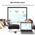 8-In-1 USB-C/Type-C Gigabit Ethernet Port Docking Station Hub, HDMI 4K 30Hz, HDMI 4K 60Hz