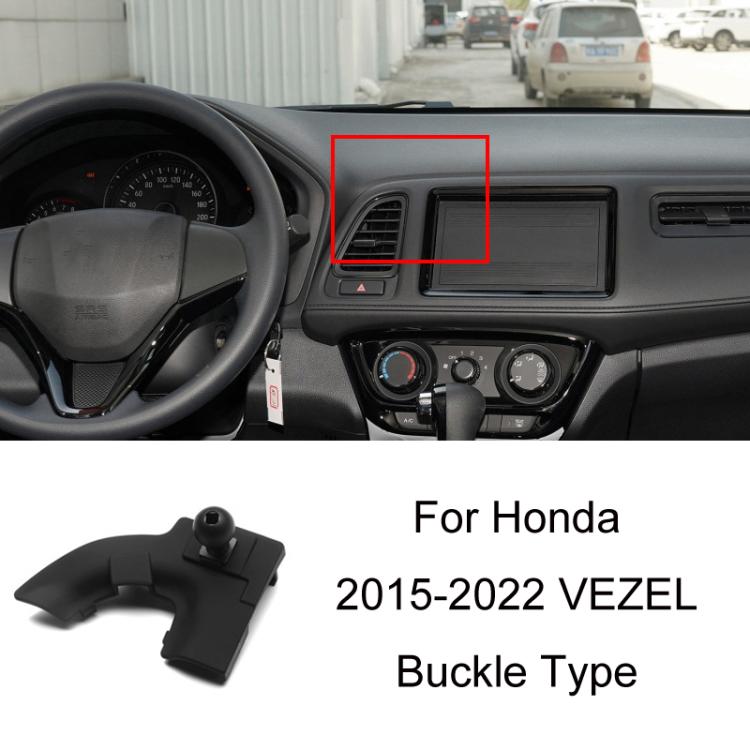 For Honda Left-hand Drive Car-Mounted Mobile Phone Navigation Holder Base, 04-07 Odyssey, 04-07 7th Generation Accord, 06-09 Civic, 07-11 CRV, 08-13 8th Generation Accord/11-12 Crosstour Center Console Knob, 08-13 8th Generation Accord/11-12 Crosstour ...