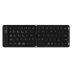 B023 Two Folding Portable Mini Wireless Bluetooth Keyboard Cell Phone Laptop Notebook Office Keyboard