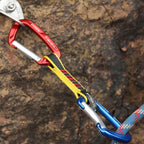 XINDA XD-CP05/06 Outdoor Mountaineering Climbing Straight Door Curved Door Fast Hanging Safety Buckle Flat Belt, 27cm, 32cm, 40cm