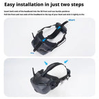 For DJI N3 HiBLOKS Simple Protective Headband Comfortable to Wear Pressure Reducing Strap, Simple Model Headband