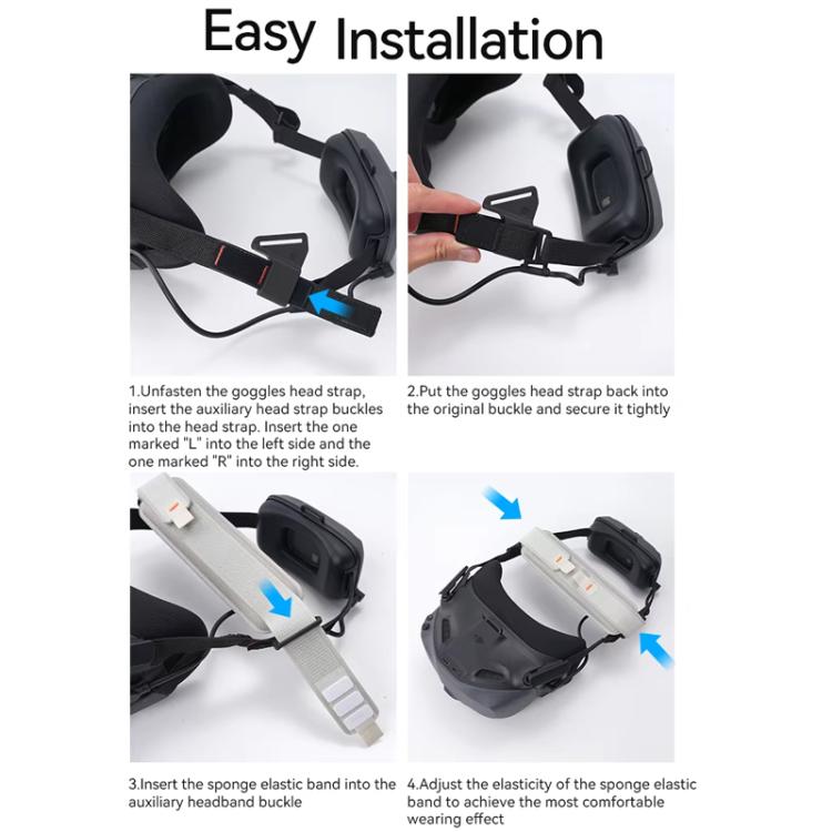 For DJI N3 Breathable Pressure Relief Comfortable Headband, Upgrade Model Headband