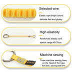 XINDA XD-A9561 Outdoor Mountain Climbing Equipment Anti-Loss Telescopic Buckle Elastic Rope, 2 Automatic Locks, Automatic Lock+Straight Lock, Automatic Lock+Large Ring, Large Ring+Small Ring, DIY Elastic Rope, Automatic Lock+Tie Rope, Tie Rope+Small Ring