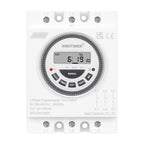 SINOTIMER TM619-380V 16A 3 Phase Timer Switch 7-Day Programmable Minimum Interval 1 Minute, TM619