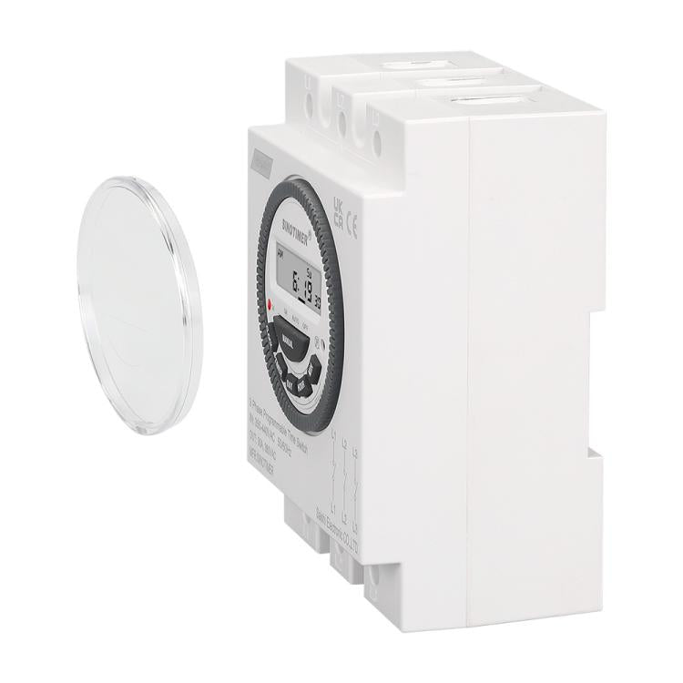 SINOTIMER TM619-380V 16A 3 Phase Timer Switch 7-Day Programmable Minimum Interval 1 Minute, TM619